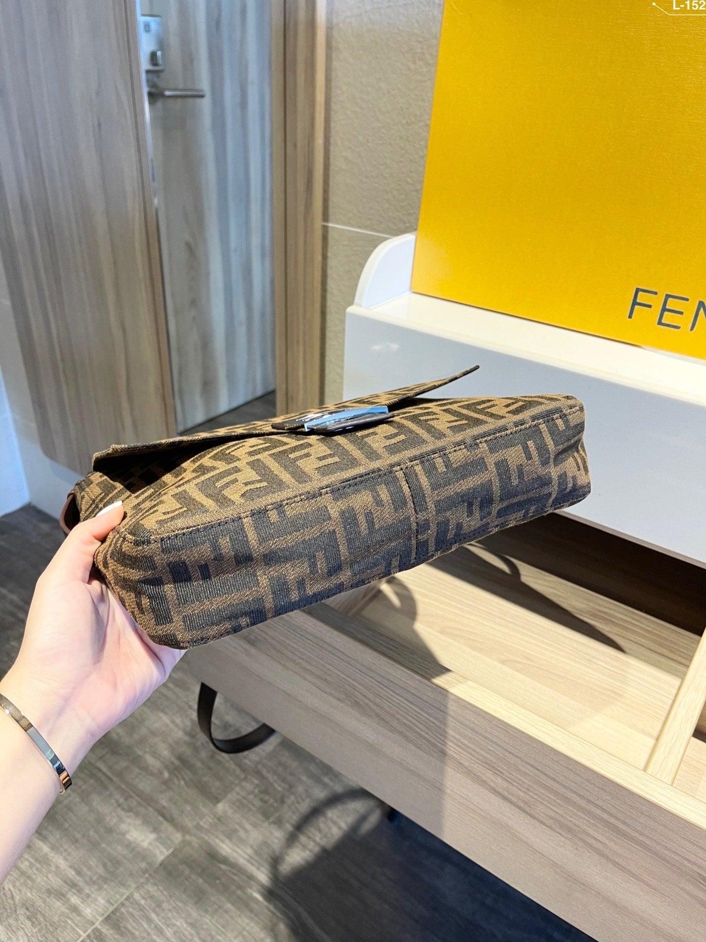 Fendi Vintage FF Zucca Brown