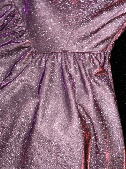 Purple Elegant Shiny Long Sequined Ball Gown Evening Dress  gh4386