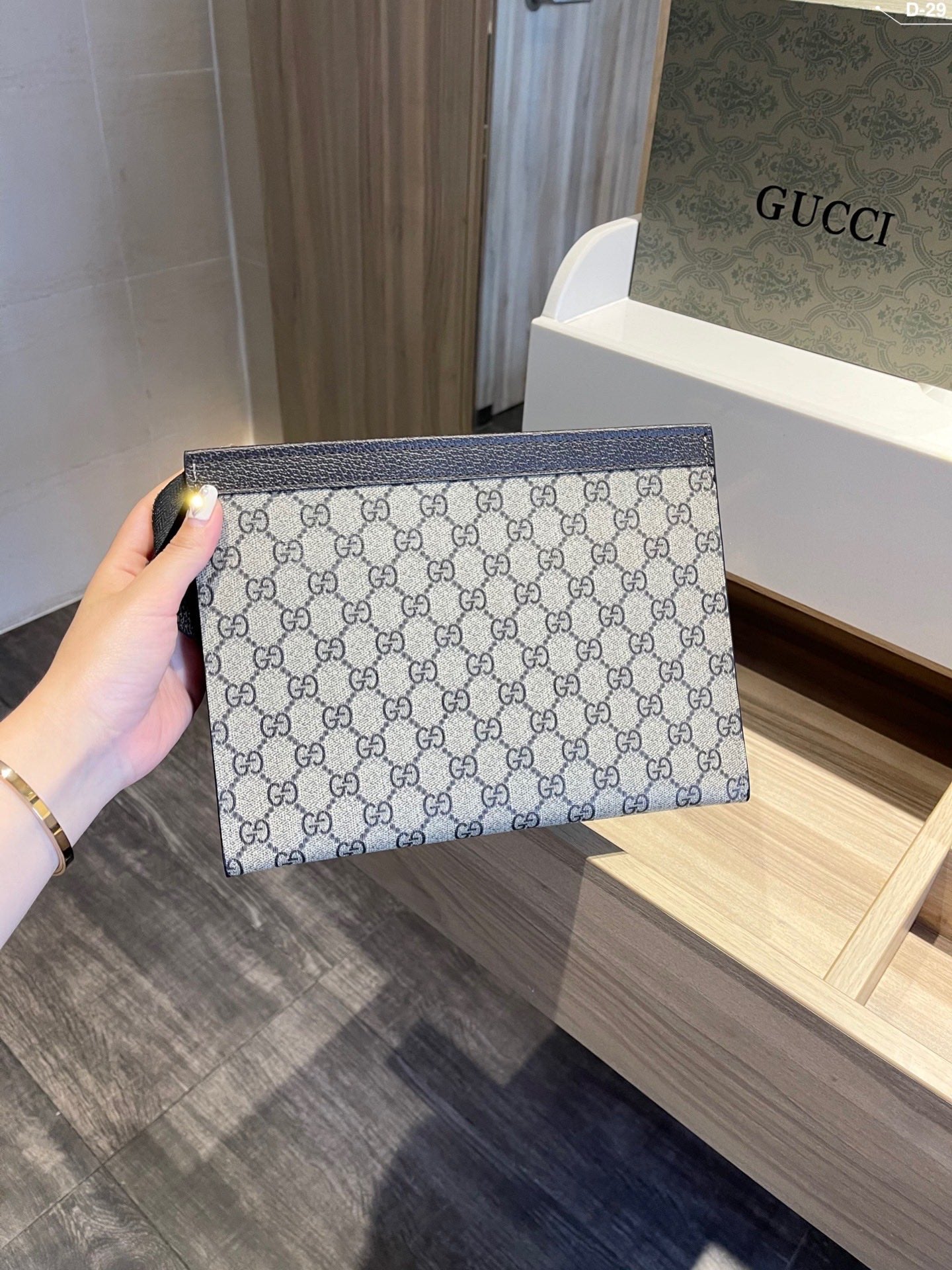 Gucci 1955 Horsebit Pouch Clutch Bag