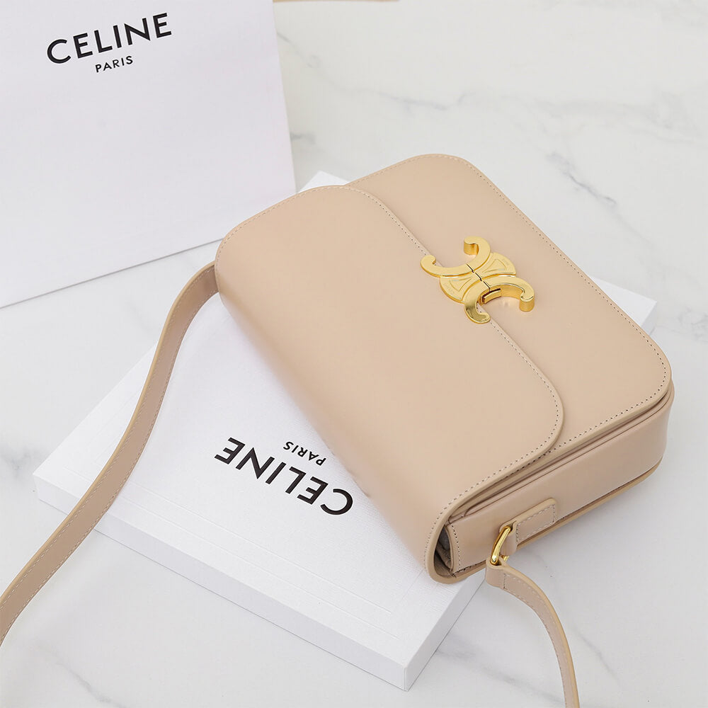 CELINE CLASSIQUE TRIOMPHE BAG in shiny calfskin