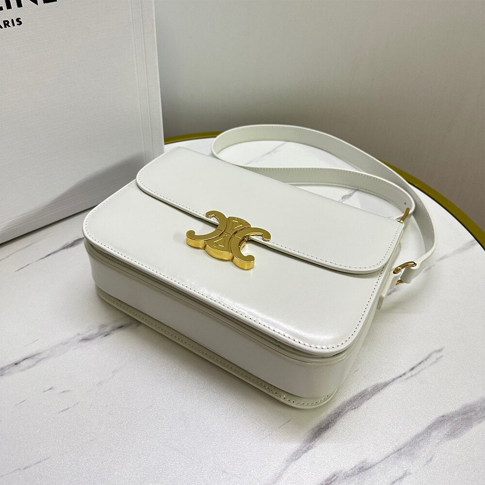 CELINE CLASSIQUE TRIOMPHE BAG in shiny calfskin