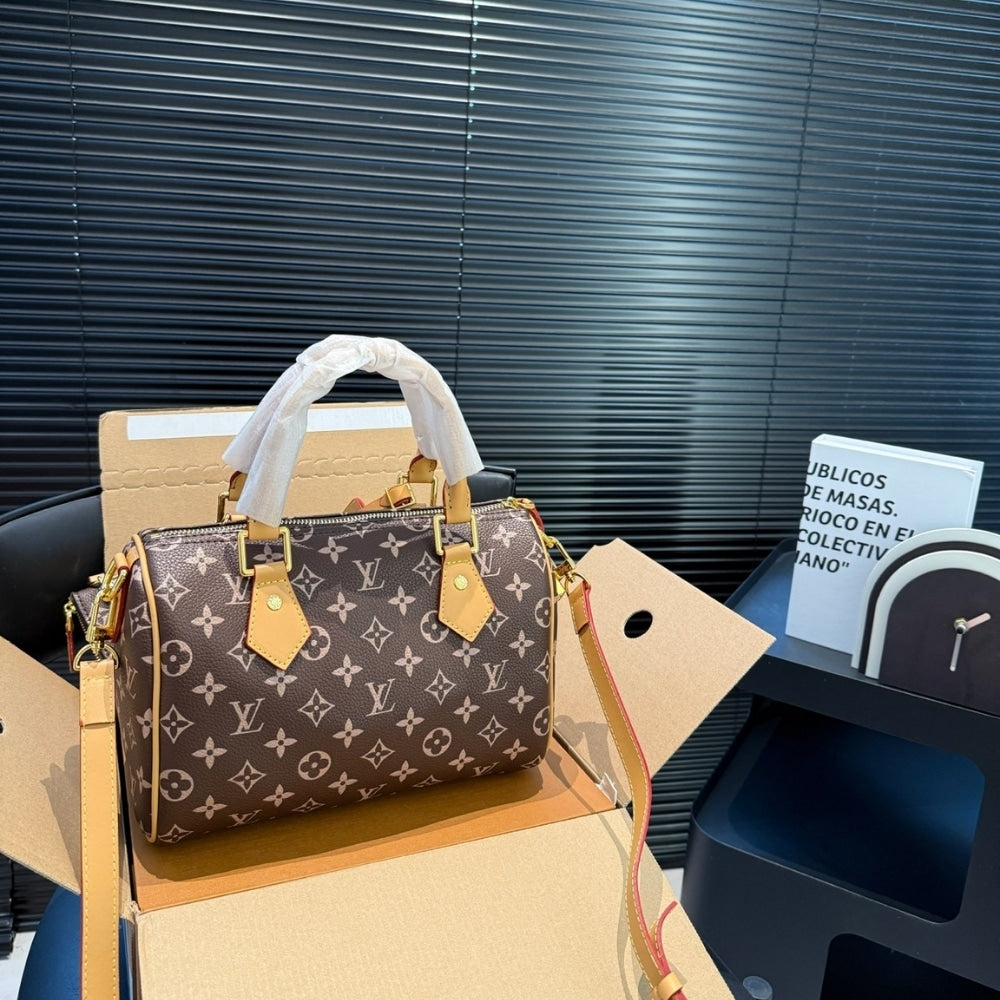 LOUIS VUITTON SPEEDY P9 BANDOULIÈRE 25 MONOGRAM BROWN 25CM M24443