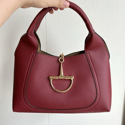 GUCCI SOFTBIT MEDIUM TOP HANDLE BAG ROSSO ANCORA 27CM 837467 AAEAO 6207