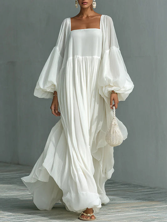 Temperament Line Shirt Collar Women's Dress