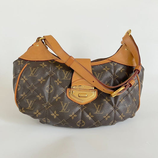 Louis Vuitton brown monogram quilted shoulder bag