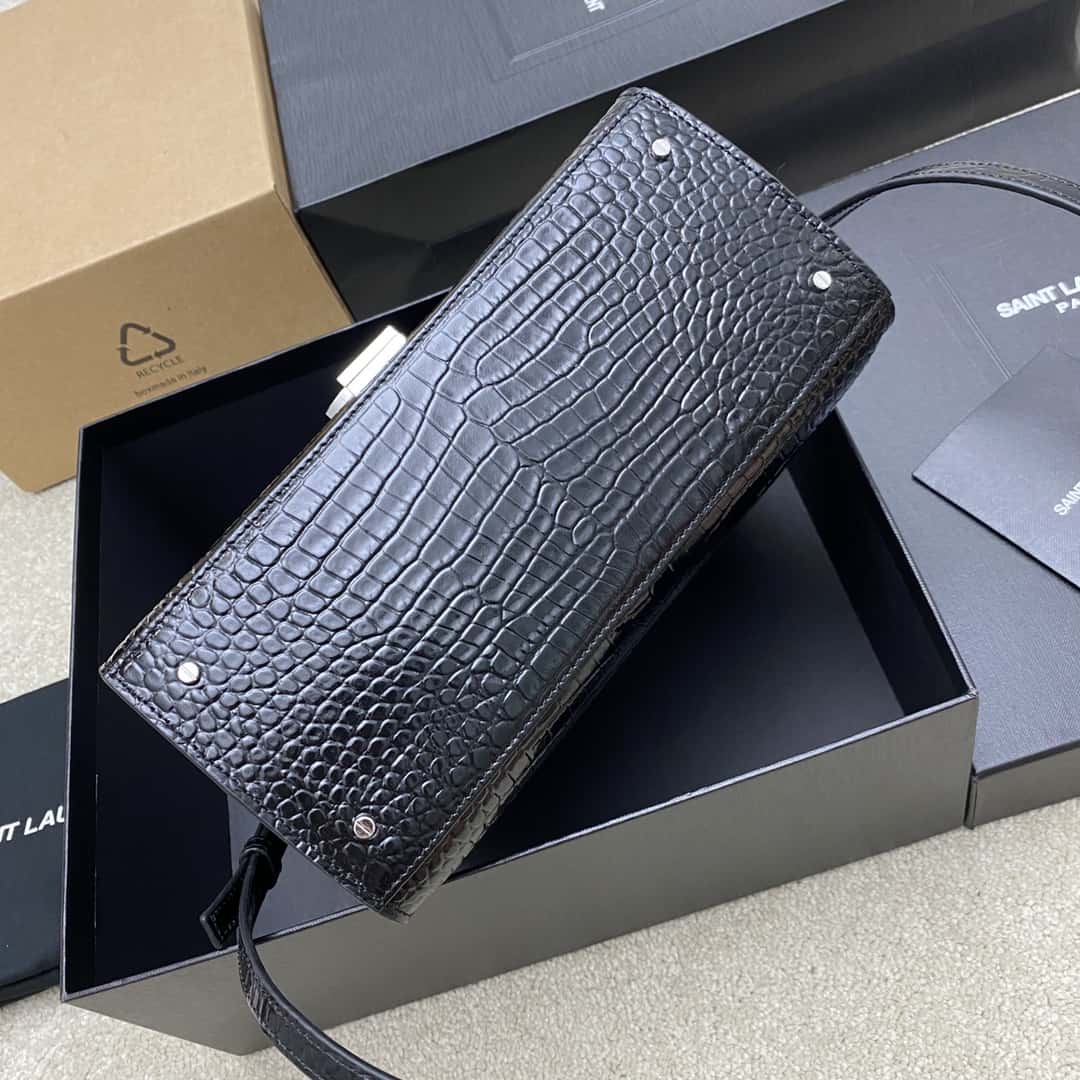 Authentic Saint Laurent CASSANDRA Top Handle Bag 578000  24×20x11cm