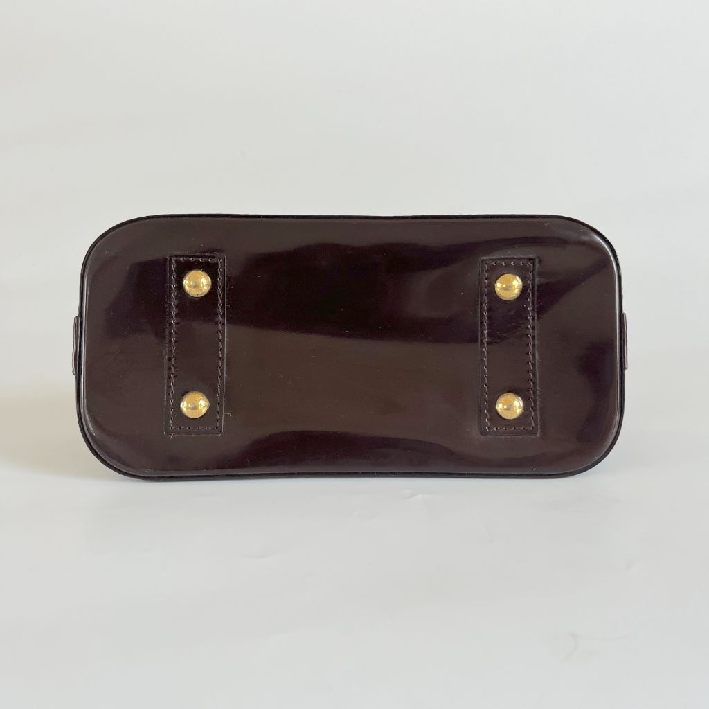 Louis Vuitton Burgundy Monogram Vernis Alma BB bag