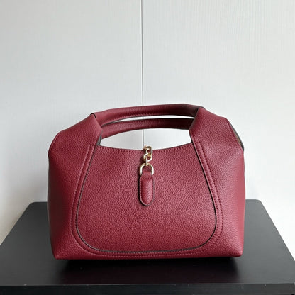GUCCI SOFTBIT MEDIUM TOP HANDLE BAG ROSSO ANCORA 27CM 837467 AAEAO 6207