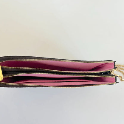 Louis Vuitton Christmas Animation Double Zip Pochette Bag