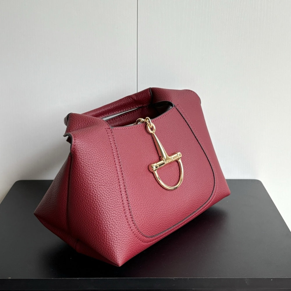 GUCCI SOFTBIT MEDIUM TOP HANDLE BAG ROSSO ANCORA 27CM 837467 AAEAO 6207