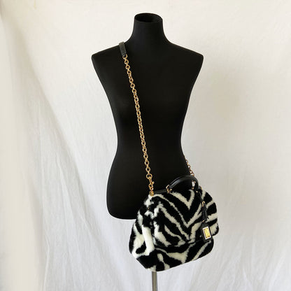 Dolce & Gabbana Fur Sicily Bag