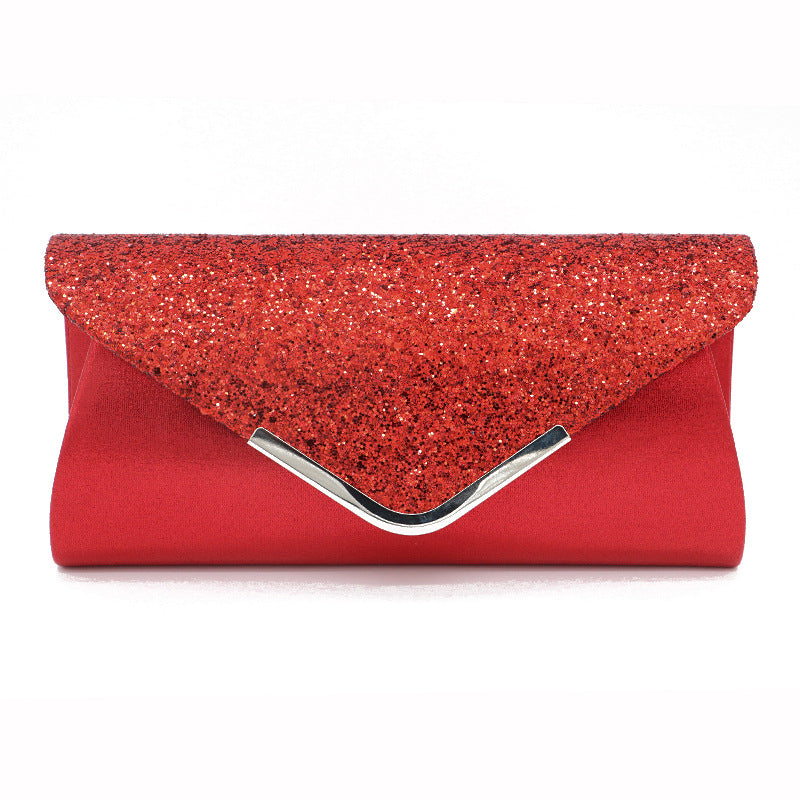 Sequins ladies bag Clutch bag Make-up bag Dinner bag