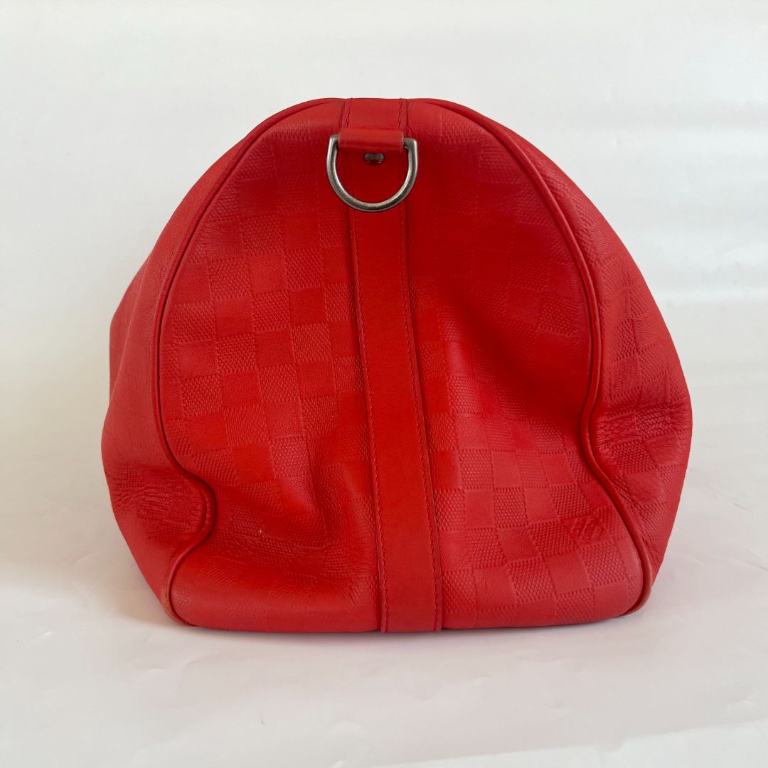 Louis Vuitton Damier Infini Keepall Bandouliere 45 Boston Bag