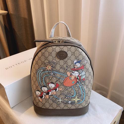 Gucci x Disney Brown Donald Duck Small Backpack