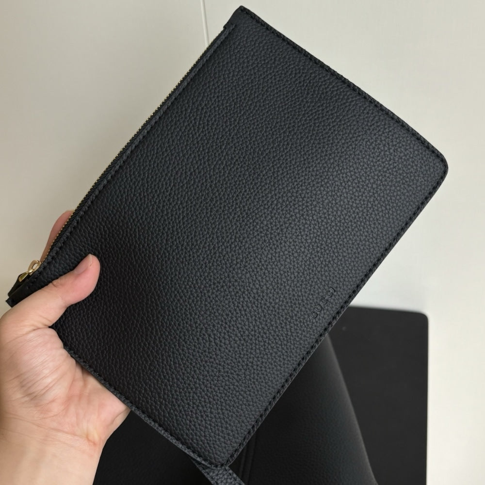 GUCCI SOFTBIT MAXI SHOULDER BAG BLACK 46CM 837466 AAEAO 1000