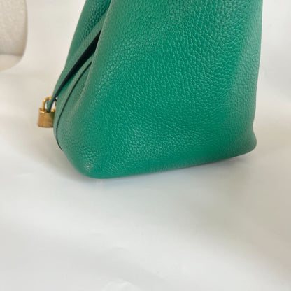 Hermès Picotin Lock 18 Taurillon Clemence Vert Vertigo Bag
