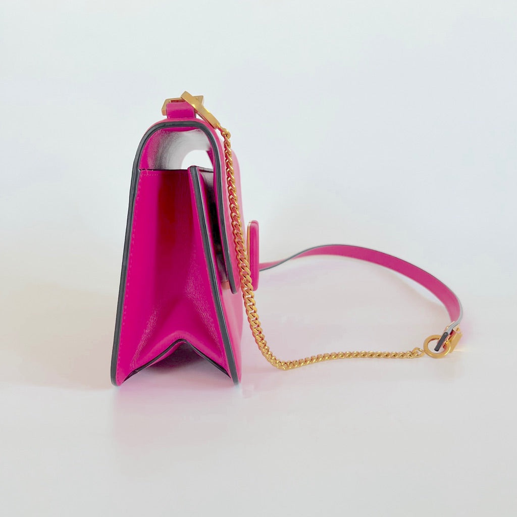 Valentino Fuchsia Small VSLING Cross Body Bag