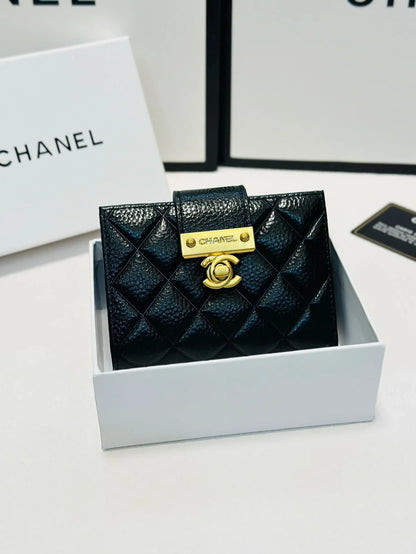 Gucci Black Short Wallet Mini Purse - 12x10cm