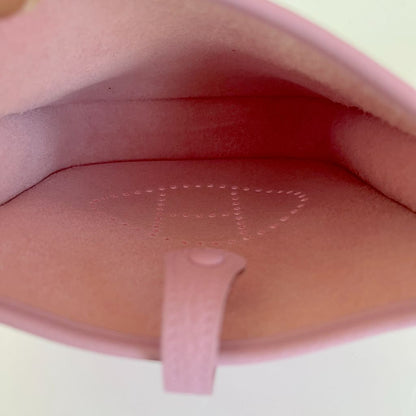 Hermes Mauve Sylvestre Clemence Mini Evelyne TPM 16 Palladium Hardware