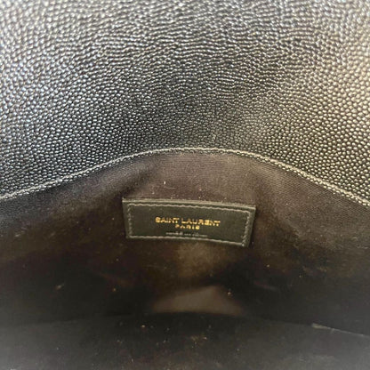 Saint Laurent Uptown Pouch in Grain De Poudre Embossed Leather