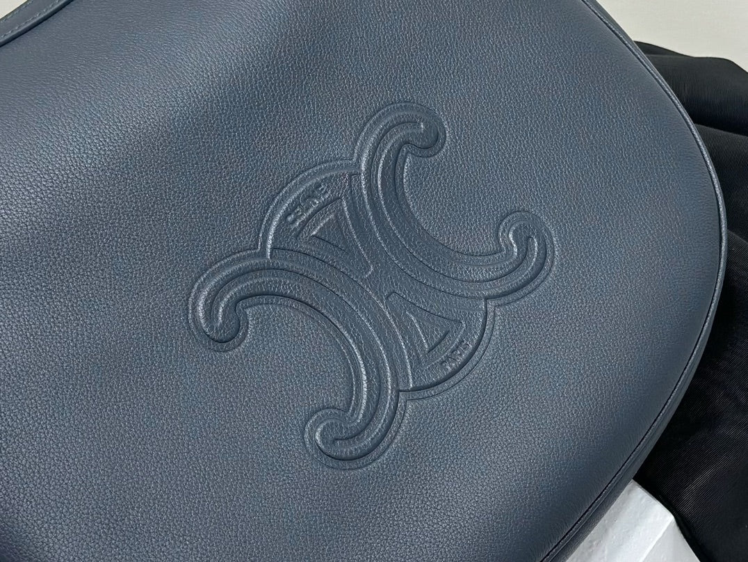 Celine Heloise Bag in Supple Calfskin Gray 30 x 28.5 x 8cm