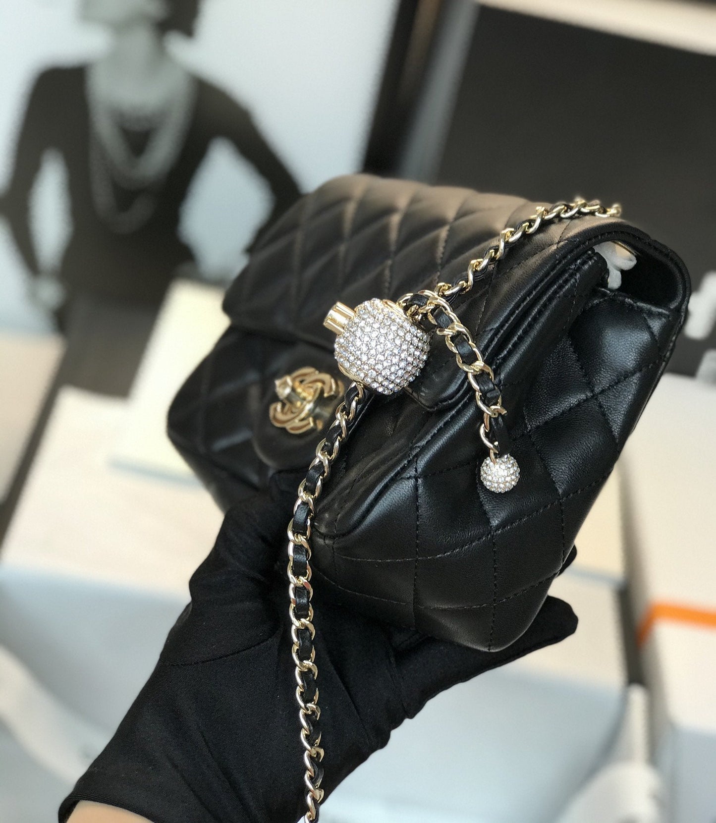 Chanel Classic Mini Square Black