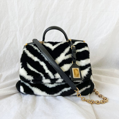 Dolce & Gabbana Fur Sicily Bag