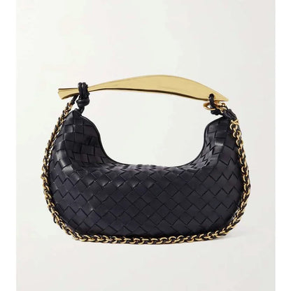 BOTTEGA VENETA Sardine With Chain small intrecciato leather shoulder bag