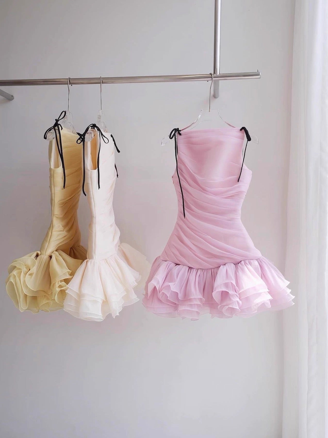 Cute Sheath Scoop Pink Mini Party Dresses Short Formal Homecoming Dresses Night Chic Elegant Short Dresses Cocktail Dress 16th Birthday Outfits Tulle Hoco Dresses DH2776