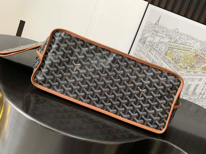 Goyard Artois Tote Coated Canvas brown handbag