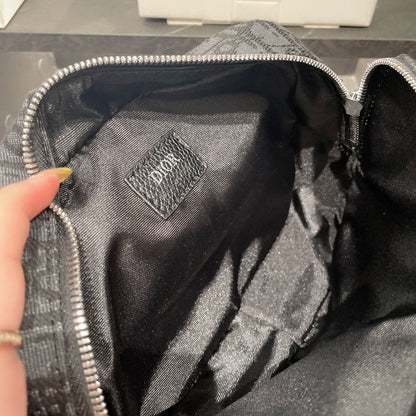 Dior Safari Messenger Bag Black Canvas