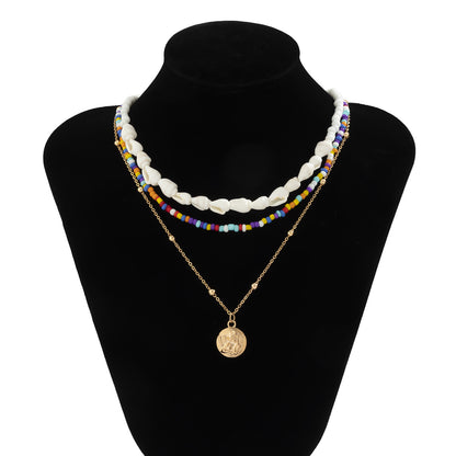 Multiple metal necklace sets