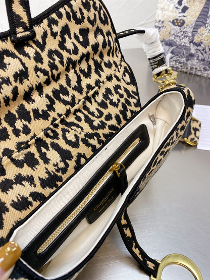 DIOR Saddle bag in beige cotton