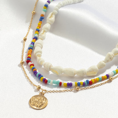 Multiple metal necklace sets