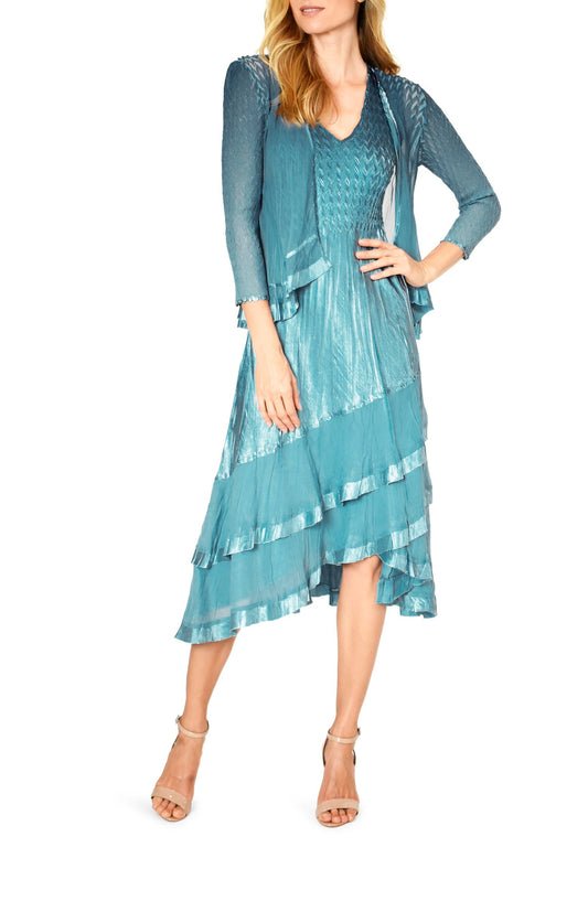 V-neck dress top set