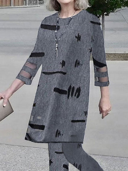 Daily simple casual lady suit