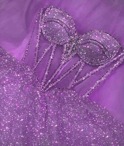 Pink Sparkling A-Line Long Beaded Elegant Halter Neck tulle Ball Gown Evening Dress gh3295