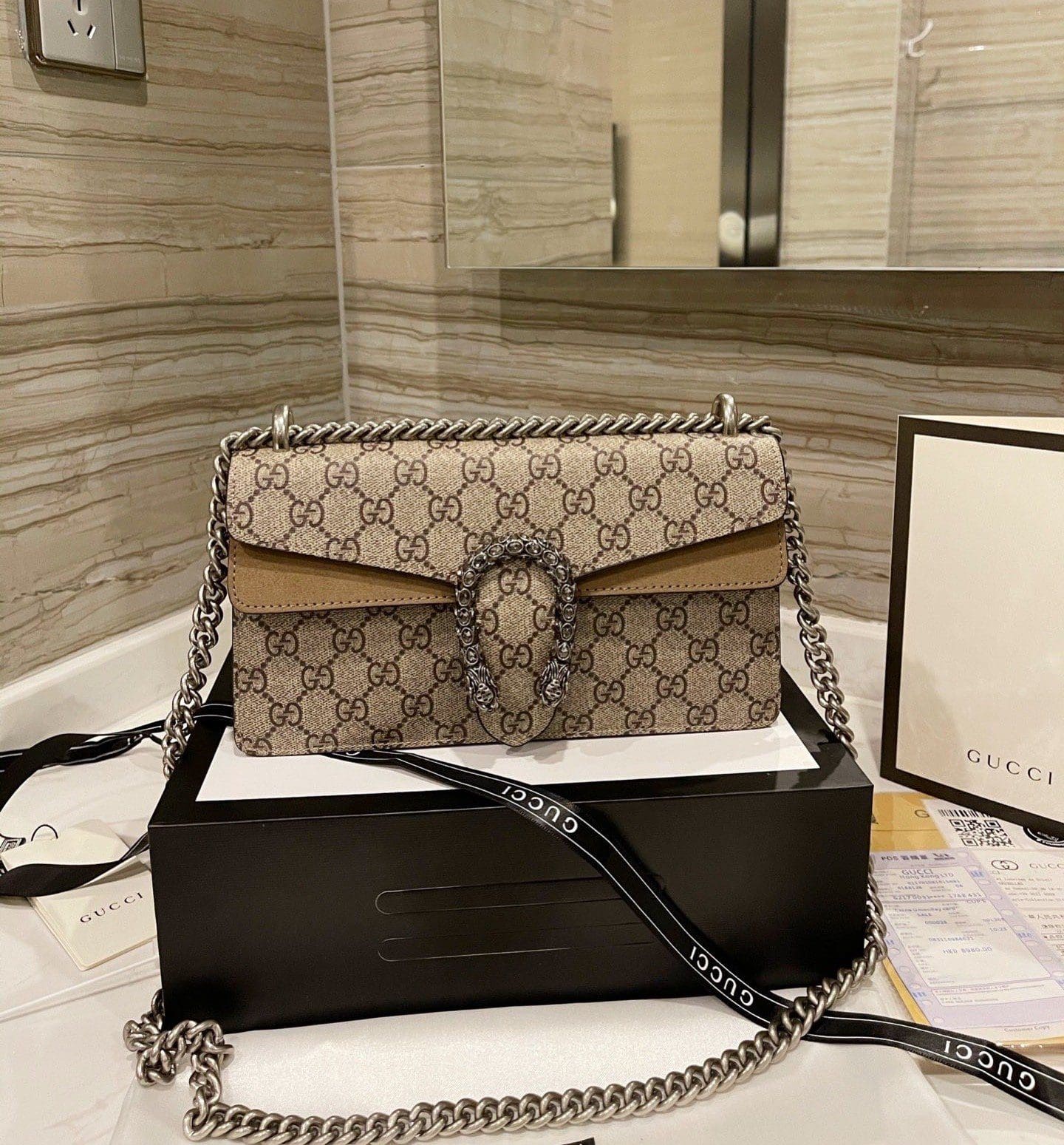 GUCCI DIONYSUS GG SMALL SHOULDER BAG