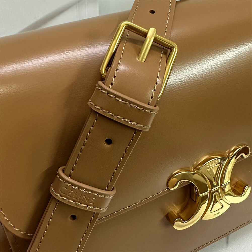 CELINE CLASSIQUE TRIOMPHE BAG in shiny calfskin