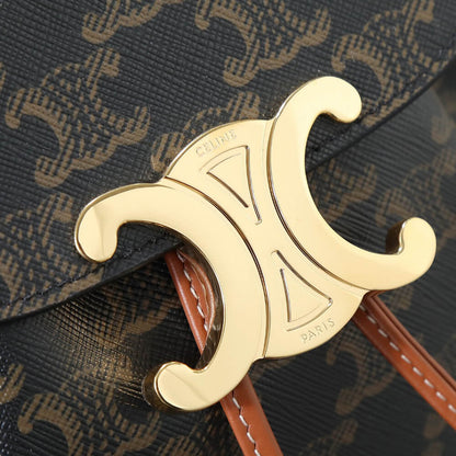 BACKPACK CELINE BONNIE IN Triomphe Canvas and calfskin