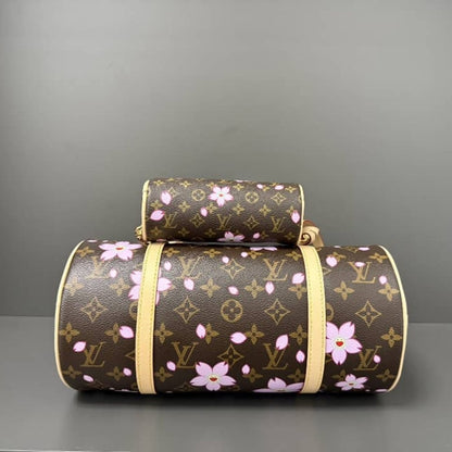 LOUIS VUITTON X MURAKAMI PAPILLON SAKURA BROWN 27CM M13097