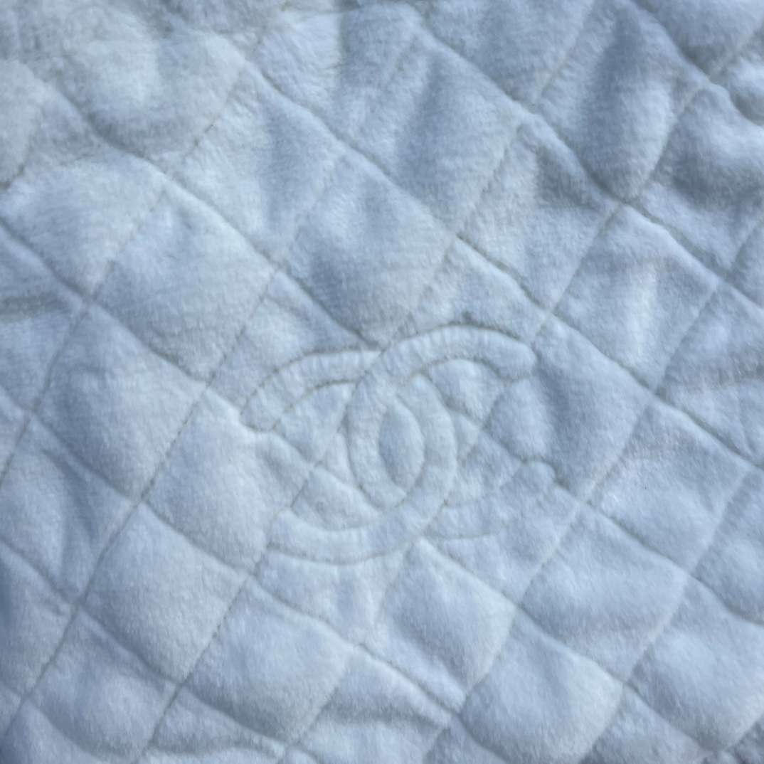 Chanel White Hidden Chain Tote Bag