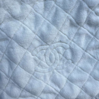 Chanel White Hidden Chain Tote Bag