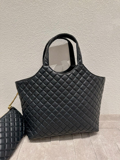 Women Saint Laurent Icare Maxi Shopping Bag In Quilted