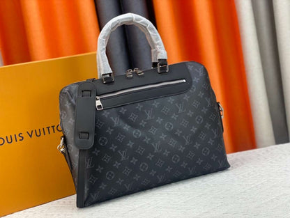 LV Odyssey Briefcase Monogram Eclipse Canvas Best Quality