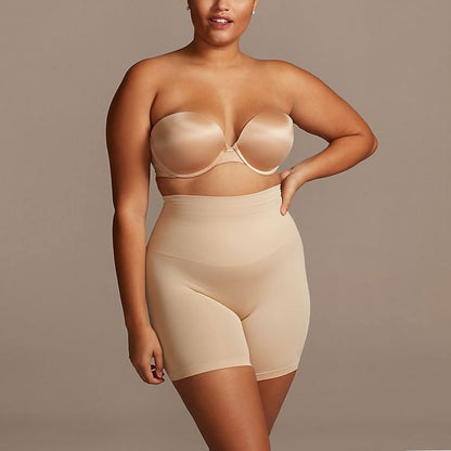 mid rise upper thigh shapewear shorts