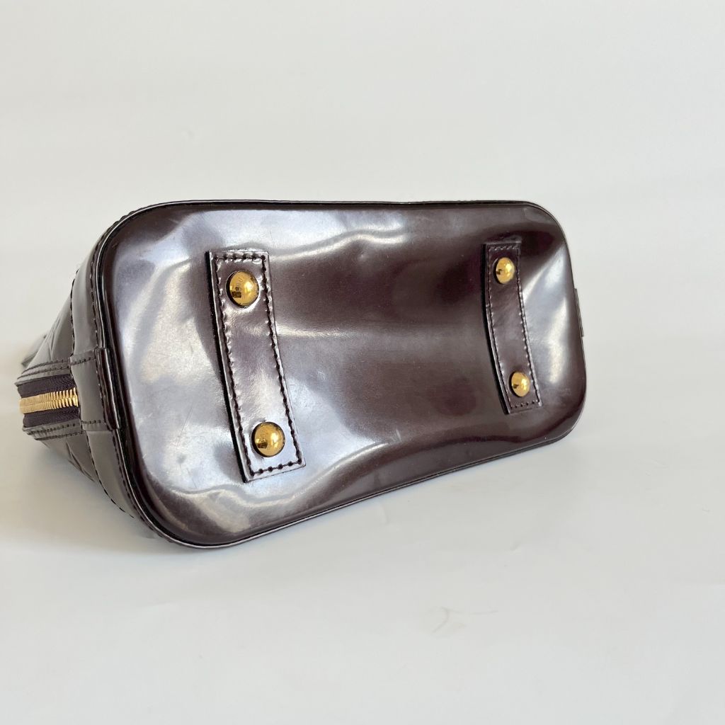 Louis Vuitton Burgundy Monogram Vernis Alma BB bag