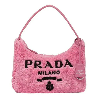 Prada Terry Cloth Mini Bag In Pink