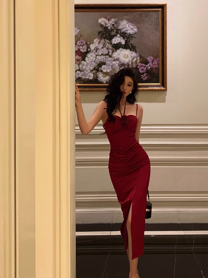 Sexy Sheath Red 21st Birthday Dress Party Gown Birthday Outfits Birthday Dress Ideas For Women DP1892