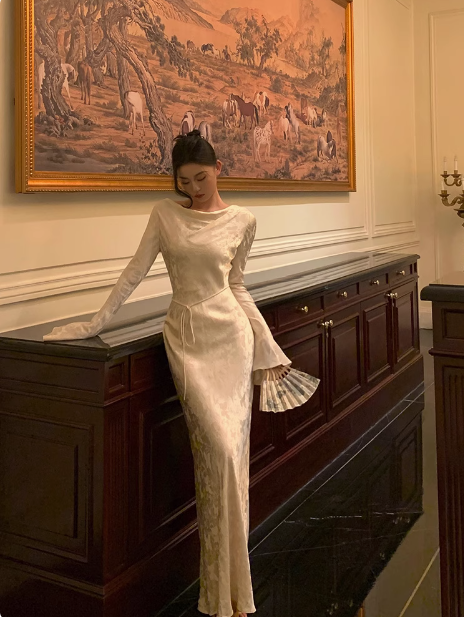 Sexy Sheath Long Sleeves Autumn 21st Birthday Dress Party Gown Birthday Outfits Birthday Dress Ideas For Women DP1901